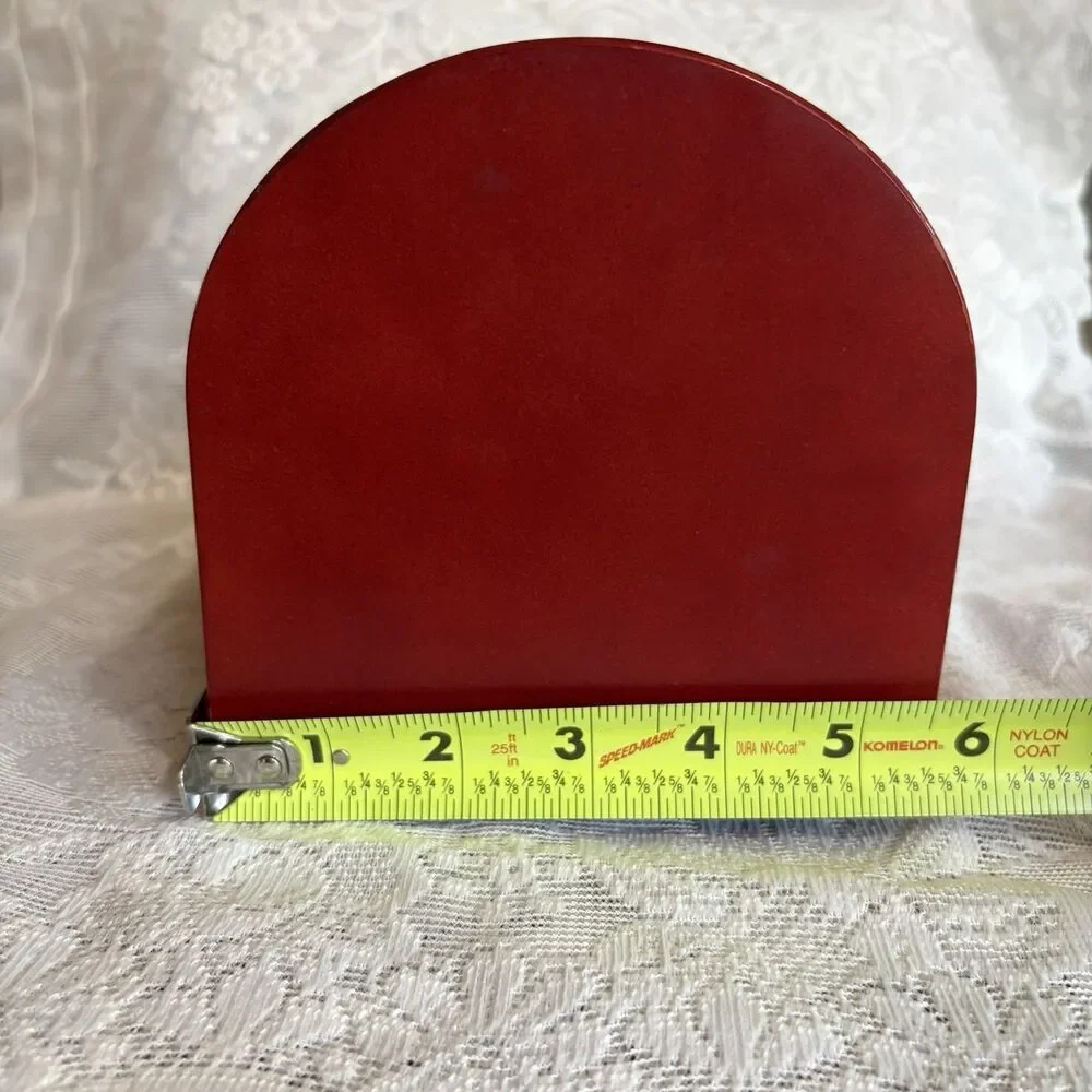 Vintage‎ Wooden Heart Cut-Out Napkin, Mail Holder 7” Lazy Susan Cottagecore